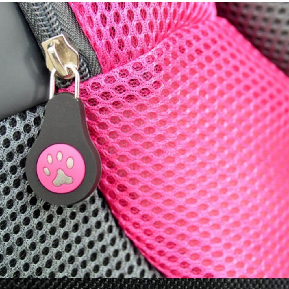 Crazy Paws Burgundy Sporty Pet Backpack - Large - Picture 6 of 10